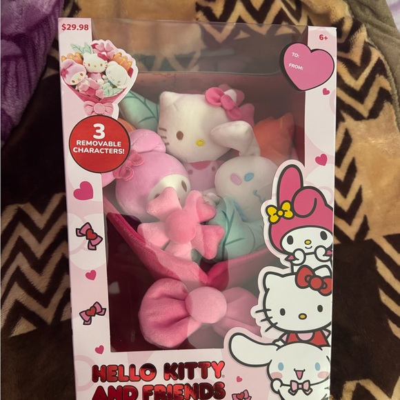 Hello Kitty Other - Hello Kitty and Friends Plush - Pink and White(plush bouquet)